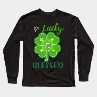 3.14% Pirish Saint Patricks Day Green Math Geek Pi Day Long Sleeve T-Shirt